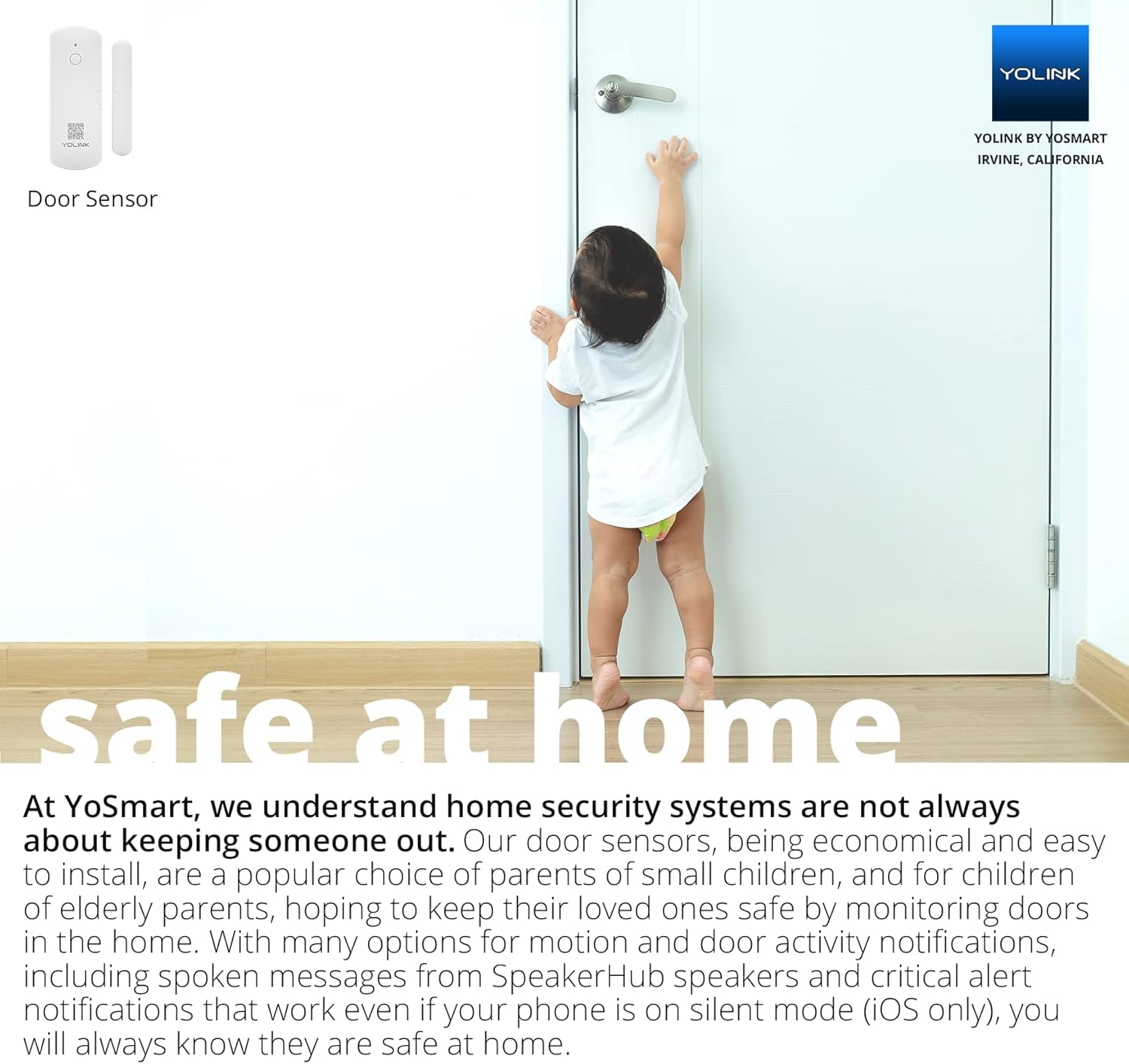 Lora Smart Door & Window Sensor: up to 1/4 Mile Open-Air Range, Door Left-Open Reminders, up to 5 Year Battery Life, Alexa, IFTTT, Home Assistant, Home Security, Hub Required