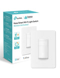 Wifi Motion Sensor Switch, Single Pole, Needs Neutral Wire, 2.4Ghz Wi-Fi Light Switch, Compatible with Alexa & Google Home, UL Certified, No Hub Required(Ks200M),White,1-Pack