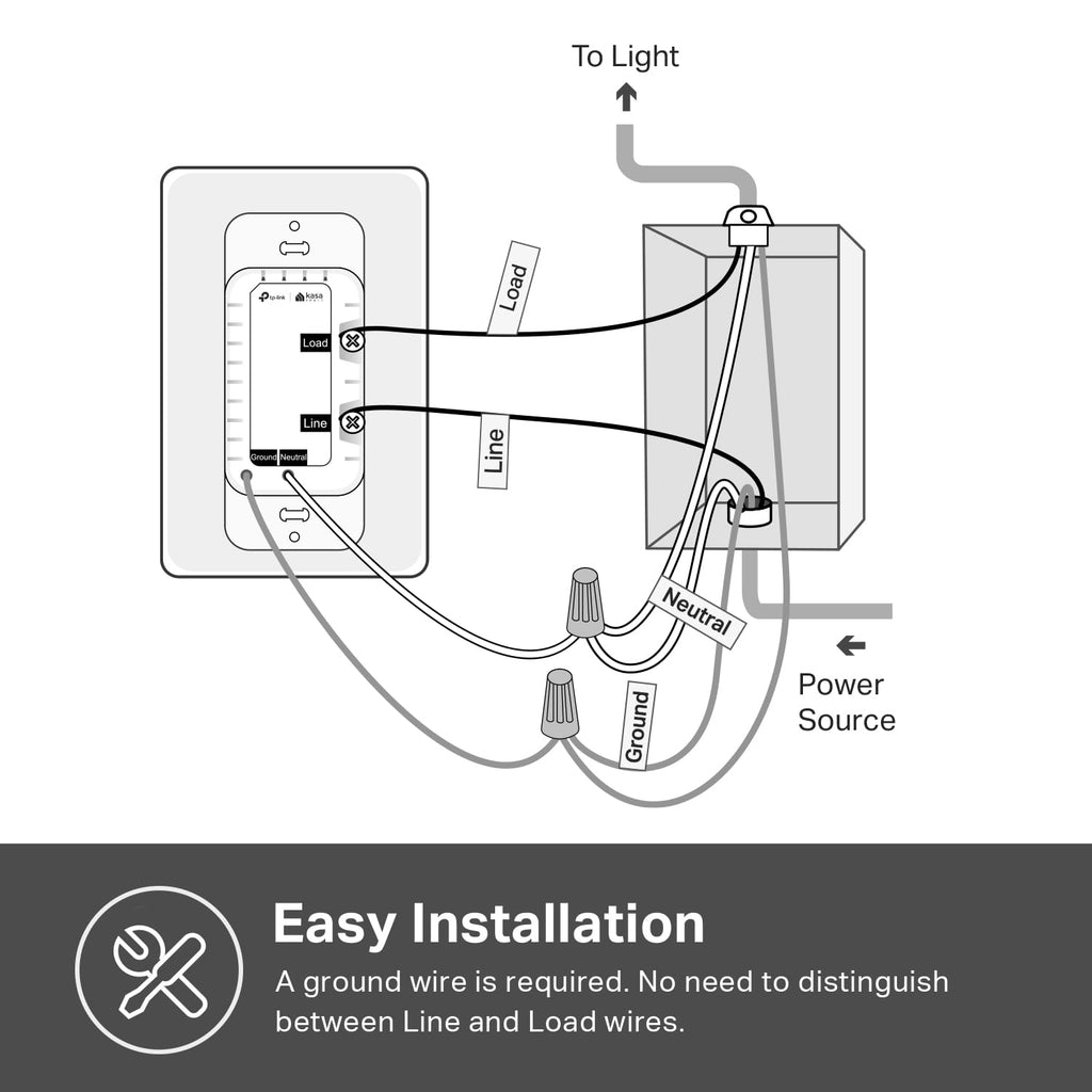 Dimmer Switch HS220P3, Single Pole, Needs Neutral Wire, 2.4Ghz Wi-Fi Light Switch Works with Alexa and Google Home, UL Certified,, No Hub Required, 3-Pack