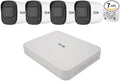 Ultra Blue Series 4CH 4K POE H.265 NVR, 1TB & 4X 2K Indoor/Outdoor IR Cameras by Revo