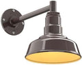 Steel Lighting Co. Hawthorne Barn Light | Outdoor Wall Mounted | 8 inch Dome | by SteelLightingCo