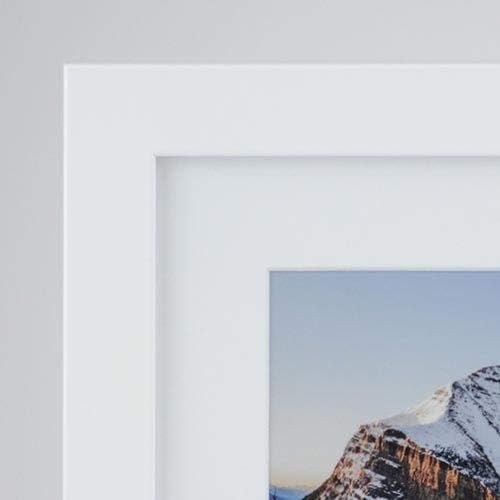 Frame It Easy 33 x 18 White Wood Frame - Image 2
