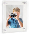 ArtToFrames 14x16 Inch Double Panel Floating Acrylic Picture Frame comes by ArtToFrames