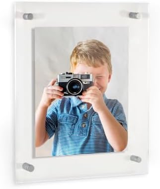 ArtToFrames 8x10 Inch Double Panel Floating Acrylic Picture Frame comes by ArtToFrames