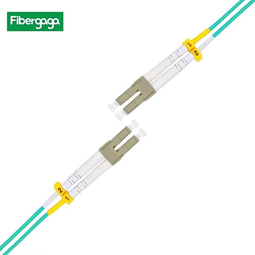 Fibergaga 2m OM3 LC to LC Fiber Patch Cable, 10GB/40GB Multimode Duplex - Image 4