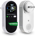 Combustible Gas & Carbon Monoxide Detector 4-in-1 Alarm by Vzmcov
