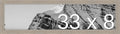Frame It Easy 33 x 8 Rustic Gray Wood Frame by FrameItEasy