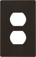 ENERLITES Screwless Duplex Wall Plate, Child Safe Receptacle Outlet Cover by Enerlites