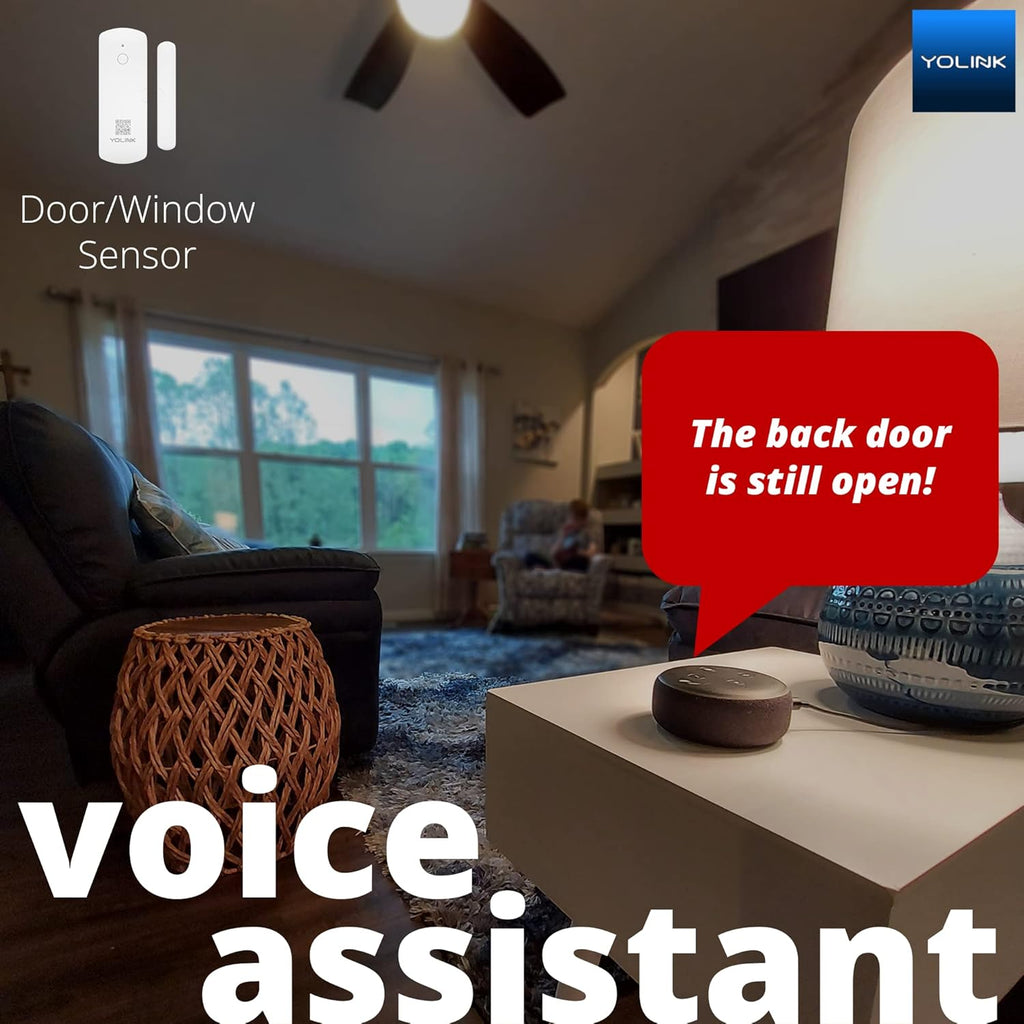 Lora Smart Door & Window Sensor: up to 1/4 Mile Open-Air Range, Door Left-Open Reminders, up to 5 Year Battery Life, Alexa, IFTTT, Home Assistant, Home Security, Hub Required