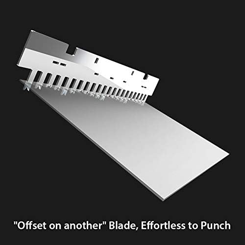 OFFNOVA Binding Machine, 21-Hole 450 Sheets Paper Comb Punch Binder Machine - Image 8