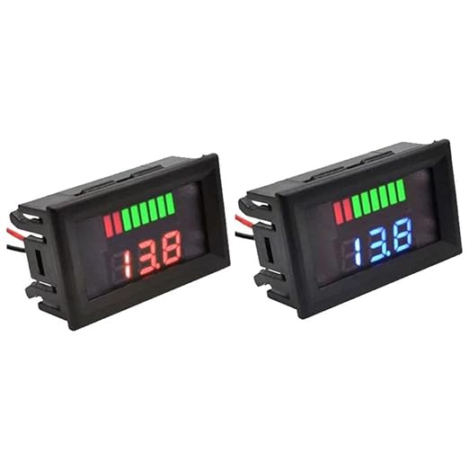 Battery Charge Level Indicator Universal Car Battery Capacity Meter Tester - Image 2