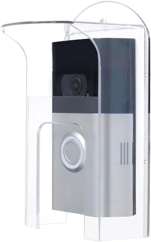 YJNBEST Clear Acrylic Doorbell Rain Cover Suitable - Image 6