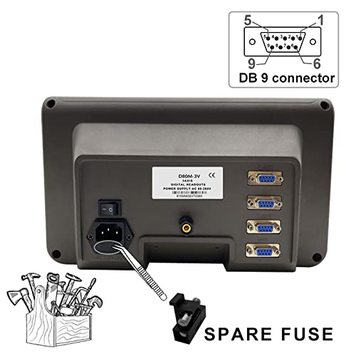 Baykunl 3 Axis Digital Readout DRO Display KIT 16" x 32" x 18" Travel Length - Image 3