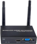 EXVIST 100M 1080P VGA Wireless HDMI Extender 1x Receiver Only, HDMI & VGA Dual by EXVIST