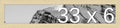 Frame It Easy 33 x 6 Wheat Wood Frame by FrameItEasy