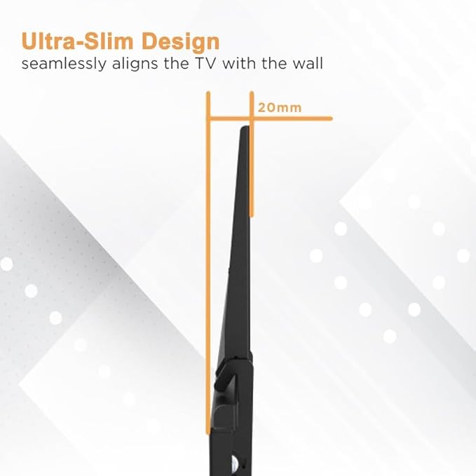 Ultra Slim Flat TV Wall Mount Bracket - Image 3