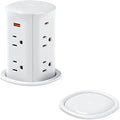 Pop up Outlet for Countertop, 3 inch Hole Desktop Power Grommet, 8 Outlets 4 by Jgstkcity
