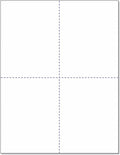W-2 or 1099 Forms Blank Paper 4-Up Version "NO Instructions on Back" by NextDayLabels