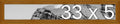 Frame It Easy 33 x 5 Hazel Wood Frame by FrameItEasy