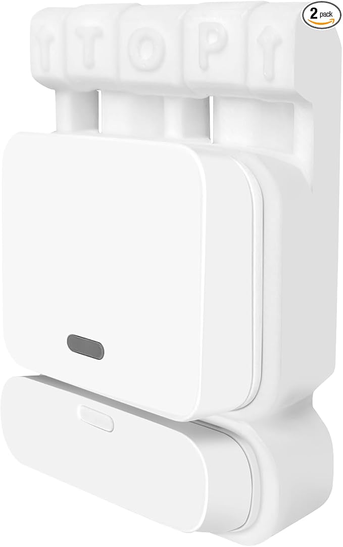Garage Door Bracket/Mount for SimpliSafe Alarm Entry Sensors by Partywonder