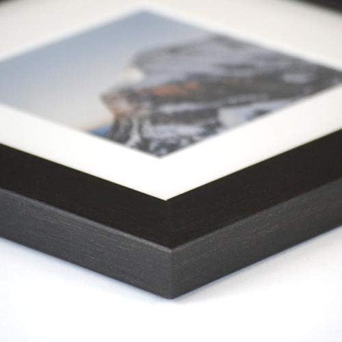 Frame It Easy 33 x 32 Coffee Wood Frame - Image 3