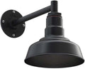 Steel Lighting Co. Hawthorne Barn Light | Outdoor Wall Mounted | 8 inch Dome | by SteelLightingCo