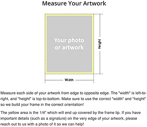 Frame It Easy 33 x 10 Wheat Wood Frame - Image 5