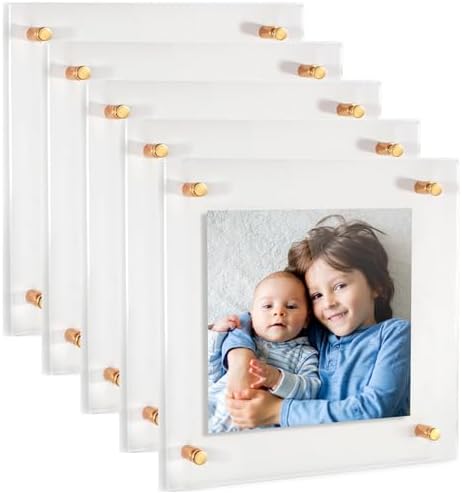 ArtToFrames 14x14 Inch Double Panel Floating Acrylic Picture Frame comes by ArtToFrames