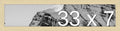 Frame It Easy 33 x 7 Wheat Wood Frame by FrameItEasy