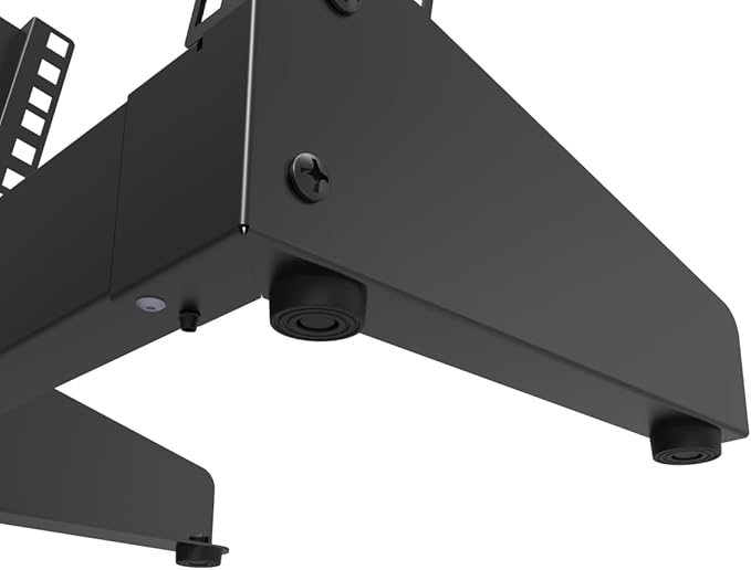 QiaoYoubang 10 inch Small Desktop Network Rack, 4U Mini Open Frame Desktop - Image 6