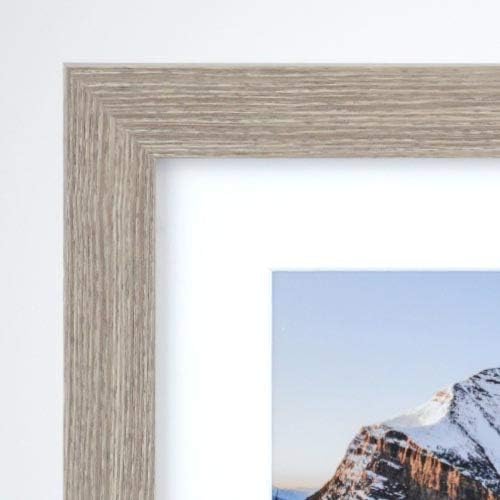 Frame It Easy 33 x 34 Rustic Gray Wood Frame - Image 2