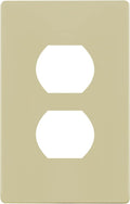 ENERLITES Screwless Duplex Wall Plate, Child Safe Receptacle Outlet Cover by Enerlites