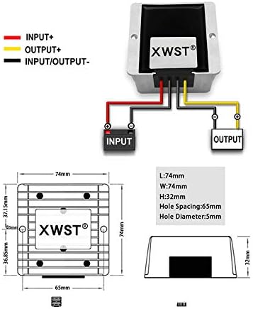 DC to DC 24V to 12V Step Down Voltage 12Volts Regulator Buck Converter Output - Image 4