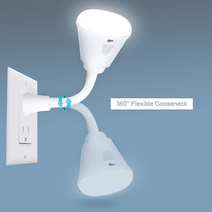 Plug-in Motion Sensor Night Light, LED Infrared Sensor 6W Light, AC 85-265V PIR - Image 7