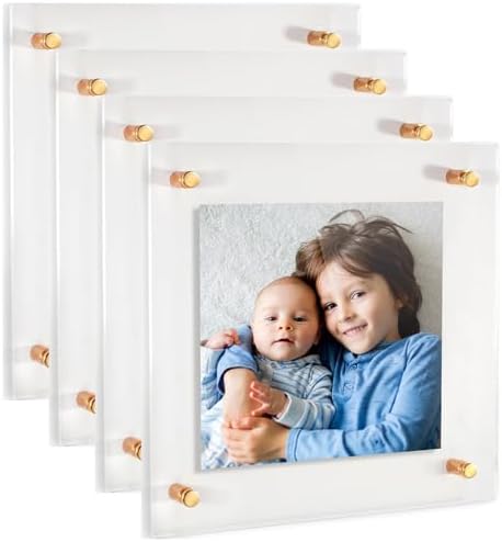 ArtToFrames 12x12 Inch Double Panel Floating Acrylic Picture Frame comes by ArtToFrames