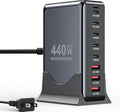 BODSEIEOU USB C Charger Block 440W Charging Station Hub, 8 Port GaN III Fast by BODSEIEOU