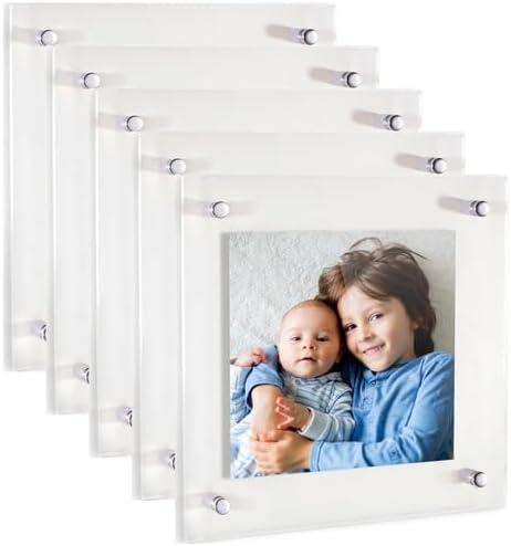ArtToFrames 14x14 Inch Double Panel Floating Acrylic Picture Frame comes by ArtToFrames