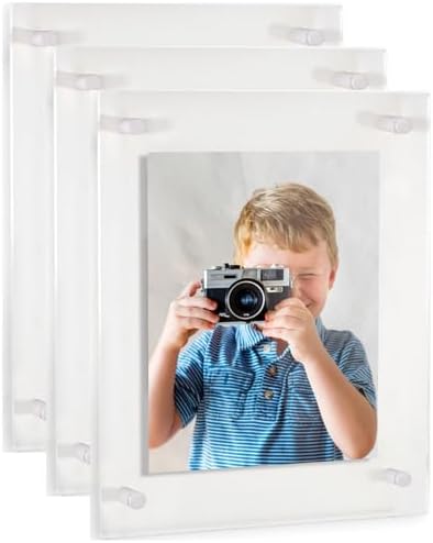 ArtToFrames 8x12 Inch Double Panel Floating Acrylic Picture Frame comes by ArtToFrames