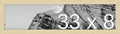 Frame It Easy 33 x 8 Wheat Wood Frame by FrameItEasy