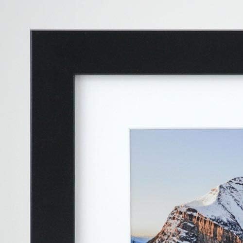 Frame It Easy 33 x 16 Black Wood Frame - Image 2