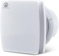 Hehou 5.9 Inch Bathroom Exhaust Automatic Fan Low Noise Window Wall Mount Vent by Hehou