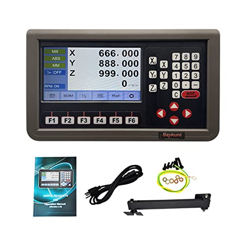 3 Axis DRO Digital Readout for Milling Machine Lathe Machine 3pcs Magnetic - Image 2