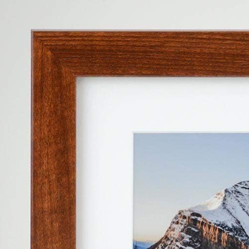 Frame It Easy 33 x 42 Russet Wood Frame - Image 2