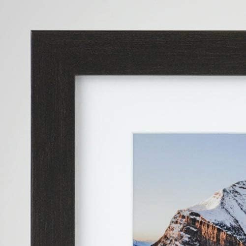 Frame It Easy 33 x 38 Coffee Wood Frame - Image 2
