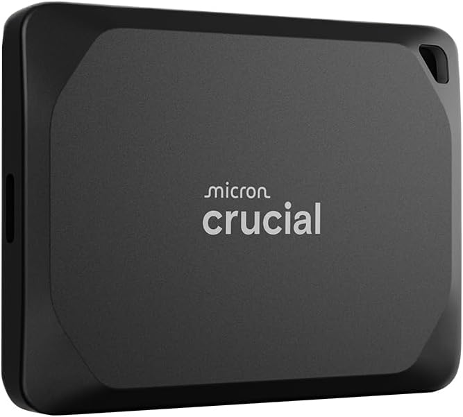 Crucial X10 Pro 1TB Portable SSD, 2000MB/s Write, 3.2 USB-C, External Solid by Crucial