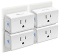 Plug Mini 15A, Smart Home Wi-Fi Outlet Works with Alexa, Google Home, No Hub Required, UL Certified, 2.4G Wifi Only, 4-Pack(Ep10P4) , White