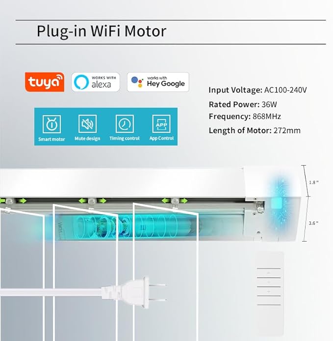 Blindify Motorized Vertical Blinds Compatible - Image 4