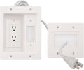 in Wall Cable Concealer Kit – Paintable Cord Management System by WADOY