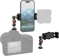 SOH Hot/Cold Shoe Phone Mount Holder, Universal 2 Ball Head Smartphone Mount by Followus