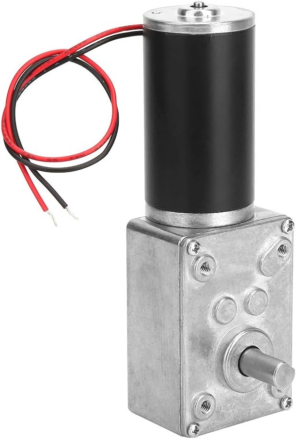 Reversible Gear Motor, DC 24V 8mm Shaft Gear Motor High Torsion Electric Turbo by Following